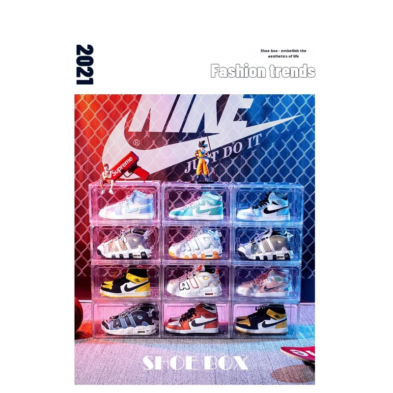 High Quality Multi-Functional Transparent Storage Box Durable Plastic Shoe Box