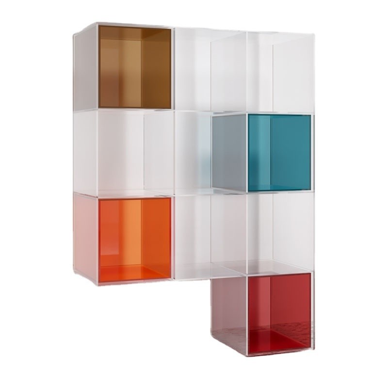 Custom Made 10cm White Acrylic Cube Cake Boxes 30x30 for Displaying Regular Size