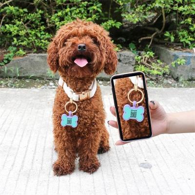 Wholesale low MOQ Cheap different shape many colors for options silicone blank dog tag name ID tag