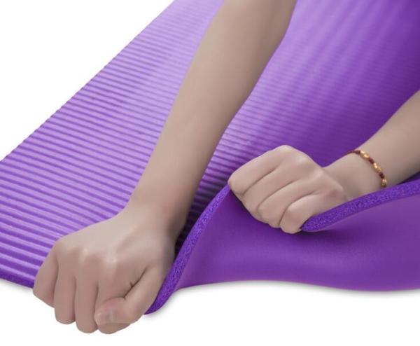 2016 Hot Sale Non Slip PVC Thick Yoga Mats With Carry Strap ,Available 10 Colors Choice,Eco-Friendly