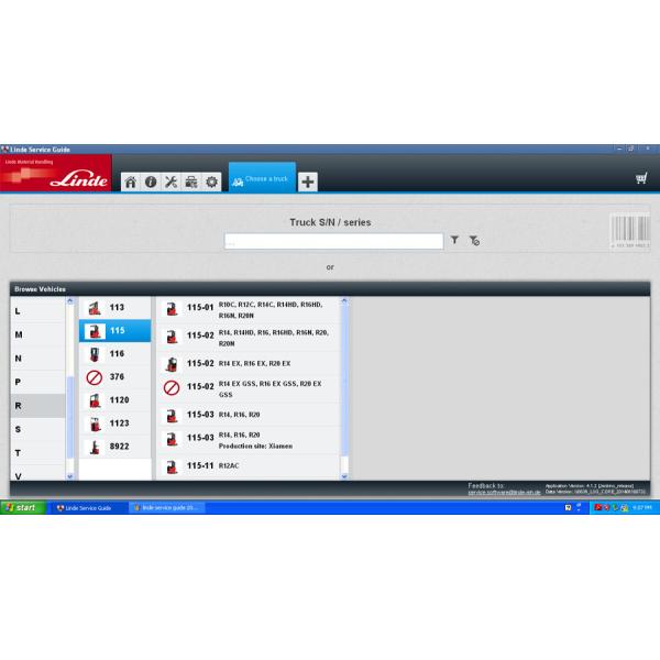 Каталог деталей диагностического инструмента грузоподъемника Линде плюс следопыт в 3.6.2.11 плюс Докторв2.01.05 специалист ЭН ДЭ Плюс Тележка плюс