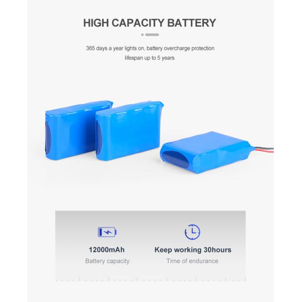 Die Cast Aluminium 30W Solar Pillar Light Garage Fence Decoration post lamp