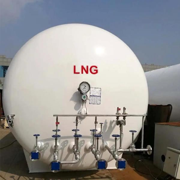 20m3 LNG Cryogenic Liquid Storage Tank , 20000l Liquid Dewar Tank