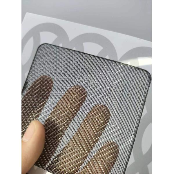 Stainless Steel Glass Integrated Metal Mesh Contemporary Interior Design Luxury Decorative