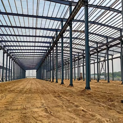 High Strength Bolt Connection Prefab Steel Building Stable Frame Workshop Factory Storage Warehouse