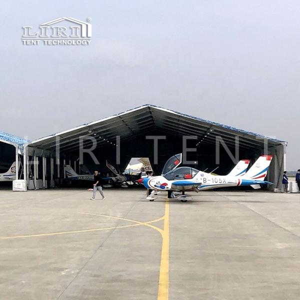 Huge Prefab Mobile Aircraft Hangar Tent 40x60m DIN 4102 B1