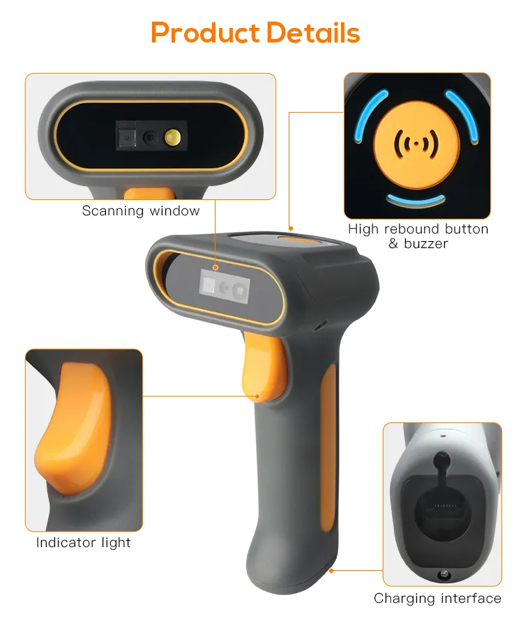 DS6530-1D 1D Barcode Scanner 300 scans/sec USB RS232