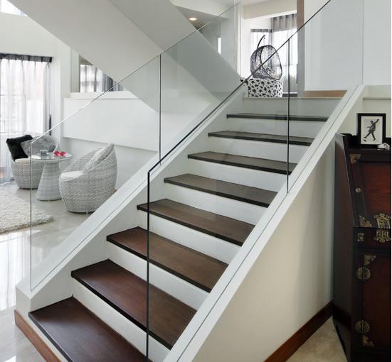 20-38mm asian walnut solid wood stair treads