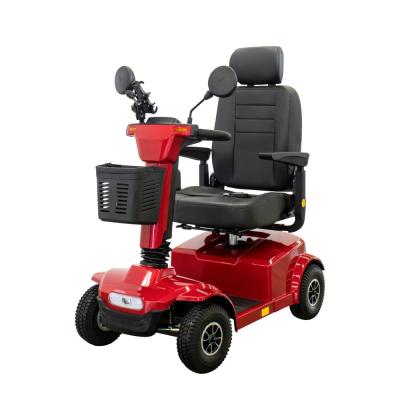 Newly 450W Four Wheel Outdoor Electric Scooter Shopping Scooter with Mdr Approval Red