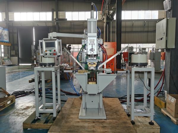 Shock Absorber Bottom Cover Spot Welder Welding Machine With Two Automatic Feeding