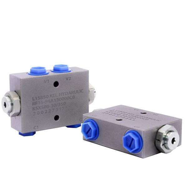 Fábrica direta Cartucho duplo hidráulico Overcenter Valve Piloto operado válvula de equilíbrio