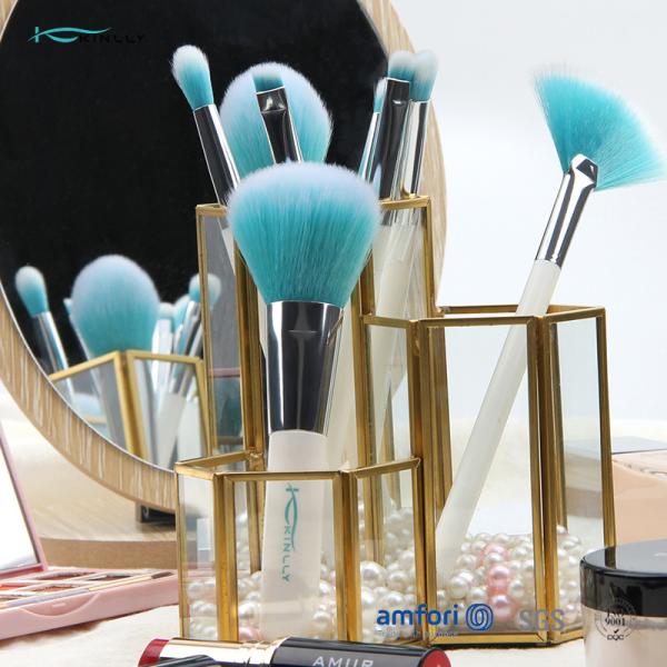 Белый набор щетки макияжа перемещения ручки ISO9001 8pcs