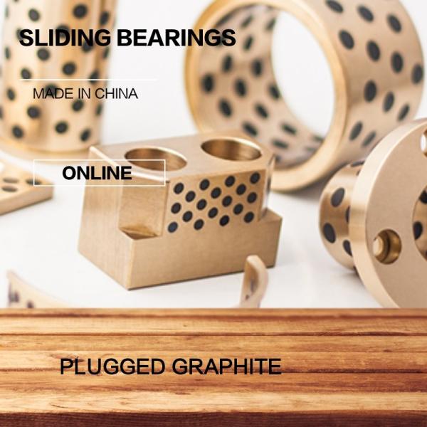 Continuous Cast Embedded Solid Bronze Lubricating Bushing