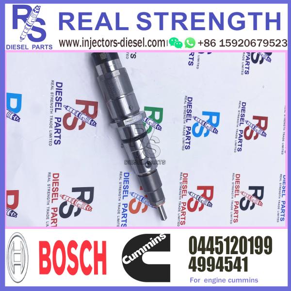 Diesel Engine Common Rail Assembly Diesel Fuel Injector 0445120199 For Bosh 4994541