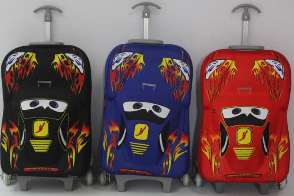 3d car child trolley luggage bag female primary school students trolley school bag h