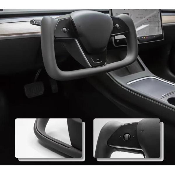 Non Destructive Yoke Steering Wheel 360 Degrees For Tesla
