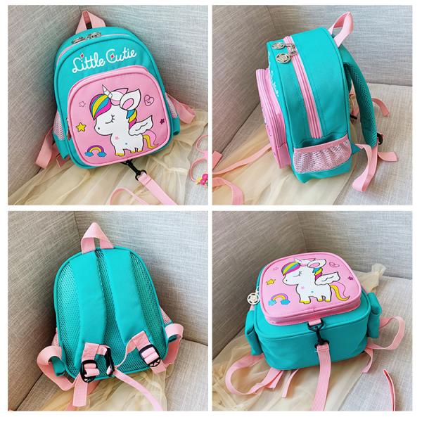 School Bag Trolley Custom Logo Nylon Draw String Backpack with Waterproof Material