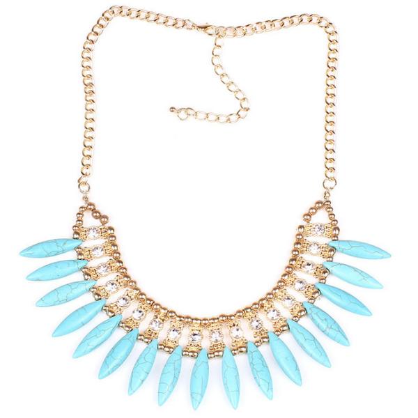 XY12004 turquoise ivory necklace wholesale sell like hot selling