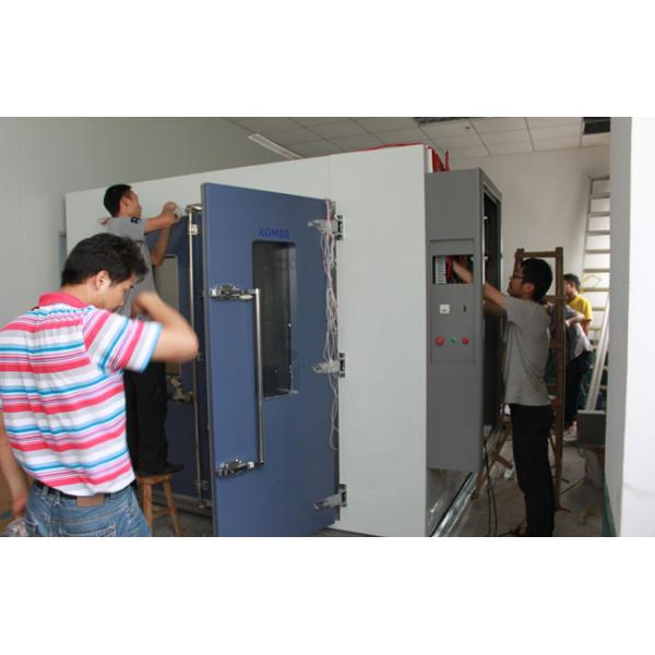 Mini 9 Cubic Interior Walk-in Chamber with RS-232 / RS-485 , Stainless Steel