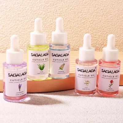 Cuticle Oil Hydrating Solution for Damaged Skin and Thin Nails Private Label 13 Floral Flavours OEM 13 Different Flavours