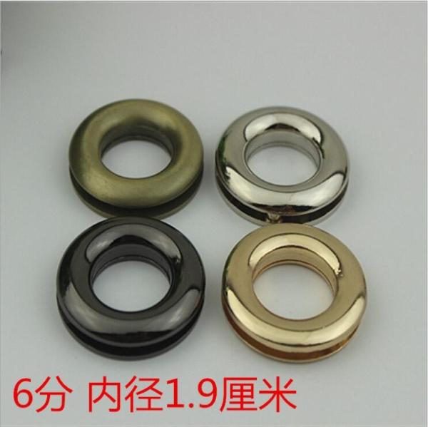 Wholesales high quality different color zinc alloy 19 mm round metal screw eyelets for handbags