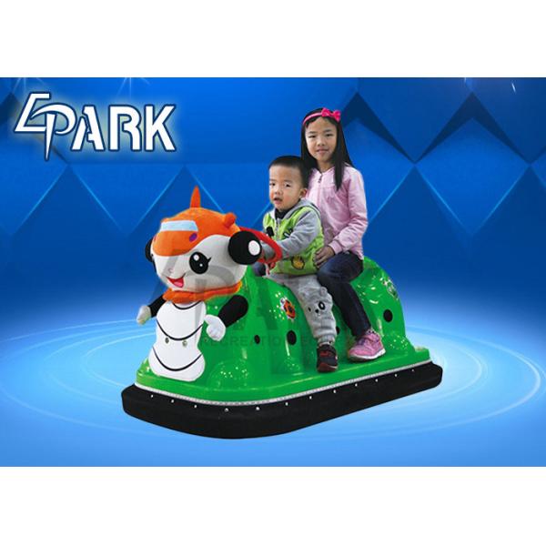Green / Pink Kids Coin Operated Game Machine Mini Bumper Car for Shop