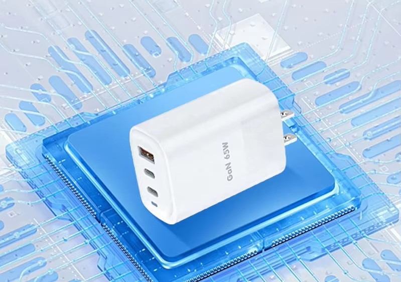 65 Вт GaN быстрый зарядщик с инвертором USB тип C многопортовый телефонный адаптер питания