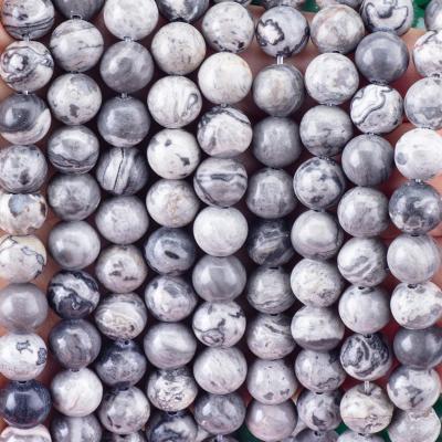 8mm Mapa Natural Pedra Pedra preciosidade contas de cristal de pedra curativa contas para fabricação de jóias