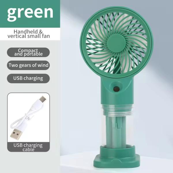 New Summer Mini Handheld Fan Mute Portable USB Charging Spray Water Cooling Fan for Outdoor and Camping