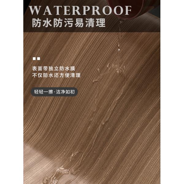 Papyrus peint en bois 3D en PVC pour le ménage pour les murs intérieurs imperméables dans la décoration de la maison moderne