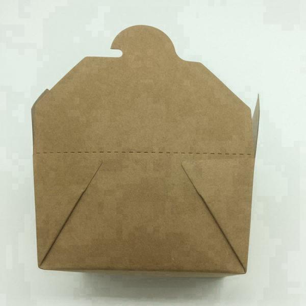 Cardboard Disposable Paper Baking Pans Nature Color Food Packaging Burger Box