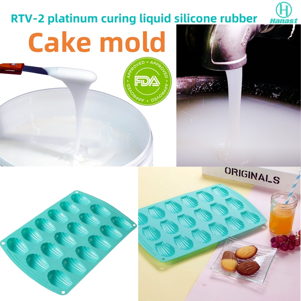China Food Grade Platinum Cure Liquid Silicone Rubber 20 Shore A 1:1 FDA LFGB Certified for Gummy Jelly Candy Molds