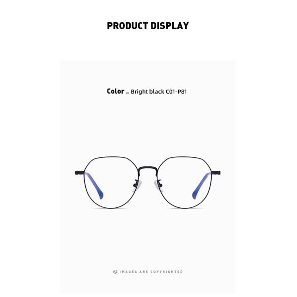 Голубой светлый преграждая год сбора винограда стекел металла ацетата вокруг анти- голубого Eyewear Рэй