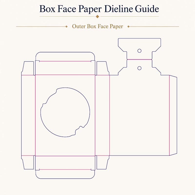 Custom Window Cosmetic Packaging Box for Solid Perfume Balm