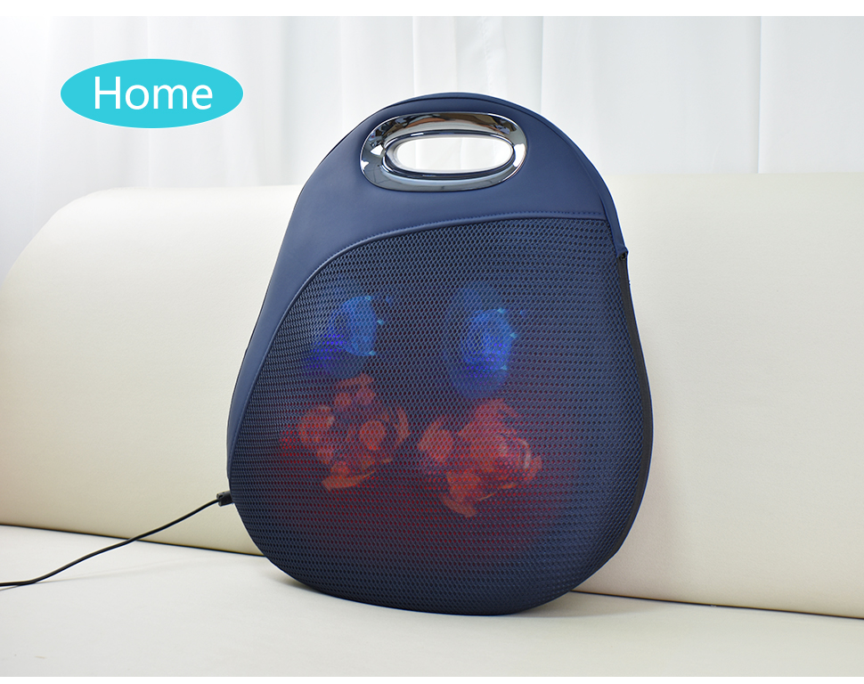 Wireless Remote Control Massage Pillow for Waist Application with 1 Year Warranty