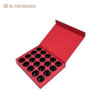 Envasado de cartón de papel con laminado de papel de oro Estructura rígida revestimiento de terciopelo Envasado de lujo para mermeladas de miel y regalos gourmet