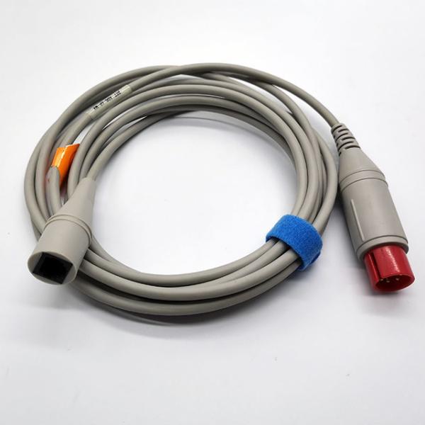 TPU Adapter IBP Pressure Transducer Cable 3.2m Length For Spacelabs To Medex Abbott