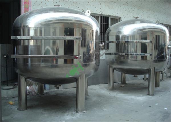 Stainless Steel Mechanical Filter For Water Treatment With Quartz Sand / Activated Sand Filter