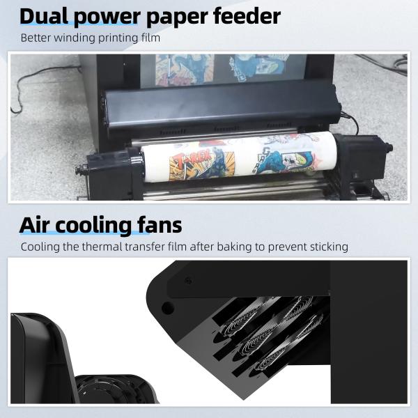 60cm DTF Powder Shaker Touch Smart Control Screen para impressora DTF
