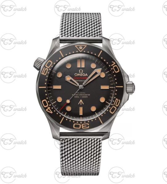 Omega Seamaster Diver 300M 007 Edición Casilla de Titanio Super Clone Reloj automático