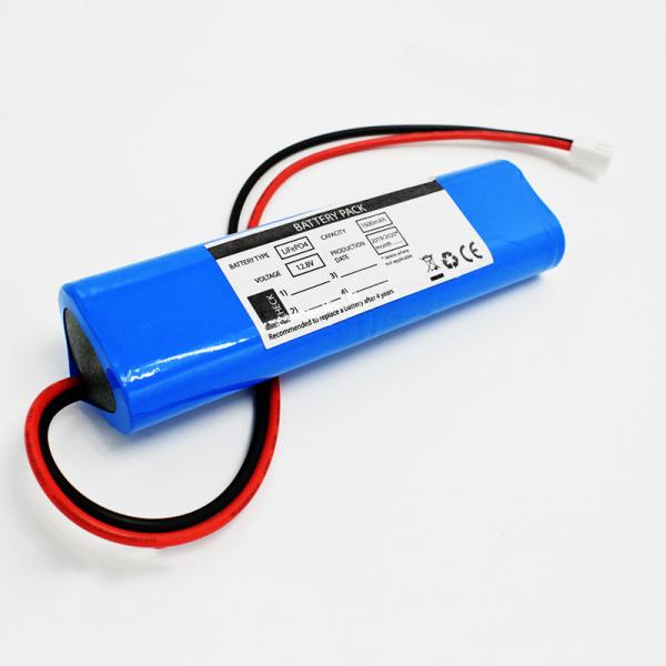Batteries de lumière de sortie de secours du lithium Lifepo4 18650 12.8V 1600mAh