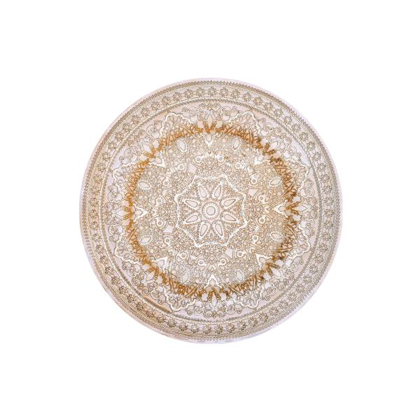 Electroplated Decorative Restaurant Glass Plates Logo Printed