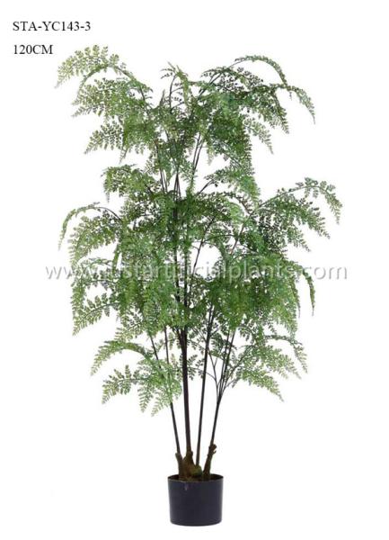 das samambaias 120CM exteriores do falso de 90CM beleza intemporal de vista natural altamente de imitação