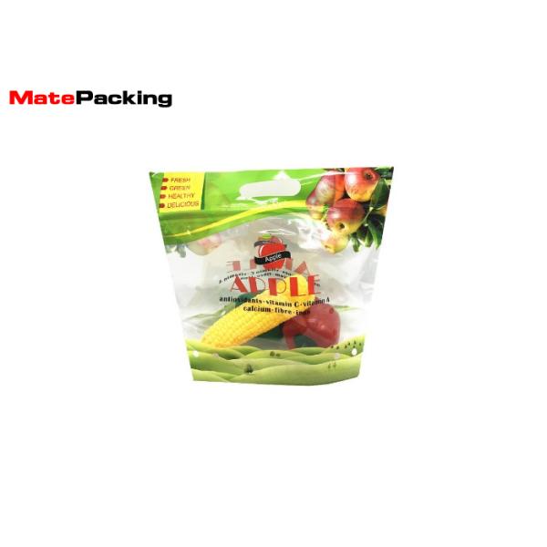 Clear Fresh Vegetable Plastic Packaging Bags With Breath Hole Anti Fogging