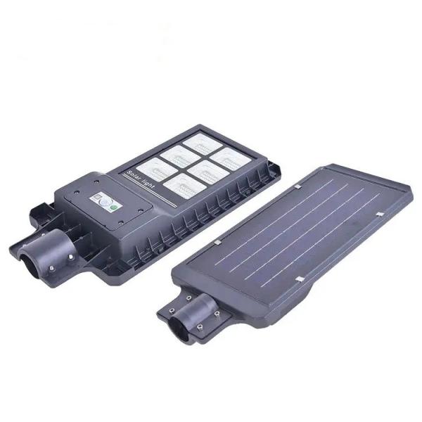 120w Outdoor LED Street Lights All In One Rechargeable Solar Street Lamp