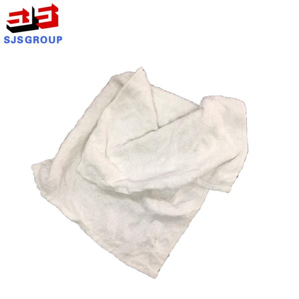 ISO9001 Stared White 50kg/Bale Industrial Wiping Rags