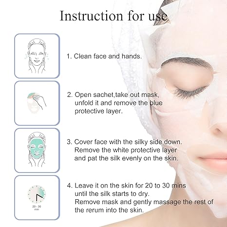 Customized Labels Skin Care Anti Aging Face Facial Mask Natural Plant Fruit Vc Oem Whitening Sheet Hydrating Face Mask