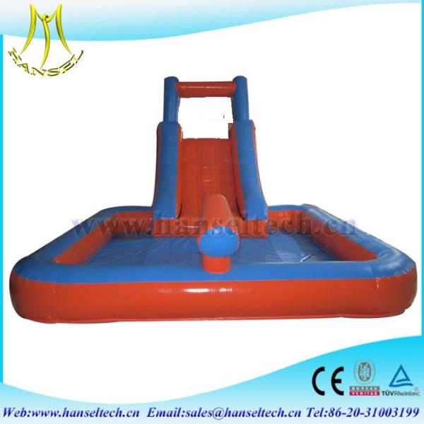 Hansel high quality PVC material commercila inflatable bouncer slide inflatable play area for children