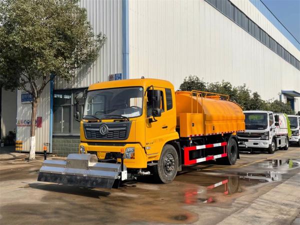 Dongfeng 10m3 tanque estrada caminhão de lavagem veículo seguro e higiênico