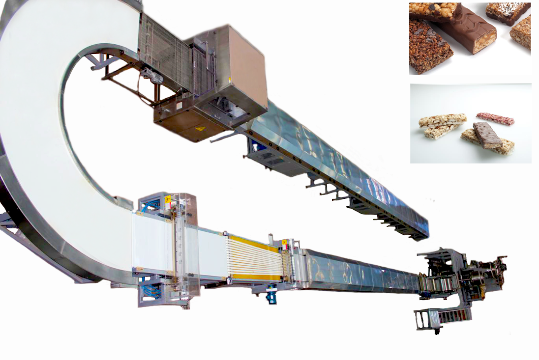 P330 Automatic Nougat Toffee Candy Bar Forming Cutting Machine 100-200KG/H PLC Servo Controlled